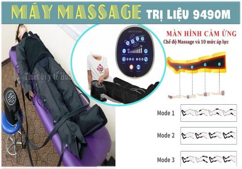 Máy Massage Xoa Bóp - Nén Ép Trị Liệu Toàn Thân Cho Người Già - Tai Biến - Suy Giảm Tĩnh Mạch 9490M