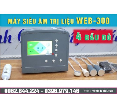 Máy Siêu Âm Trị Liệu 4 Đầu Dò WED-300